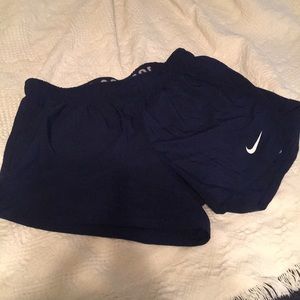 Nike DriFit 2 in 1 Navy Shorts